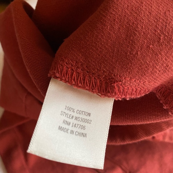 Miami Francesca's Red Button Front Mini Skirt Size Medium - Picture 4 of 4